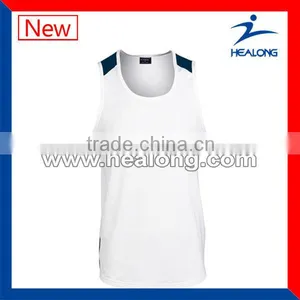 Custom Made High Quality Fitness Singlets for Wholesale Vest thumbnail-1