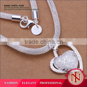 Hot Latest 18 Inches Heart Necklace LKNSPCN270 thumbnail-1