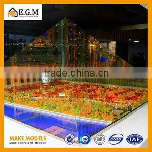 3d Architectural Visualization Design Holographic City Model thumbnail-3
