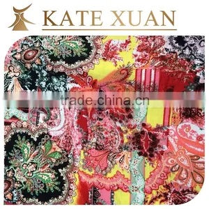 2016 Indian New Style Fashion Rayon Printed Fabric thumbnail-3