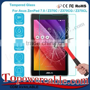 Explosion Proof Phone Glass Screen Protector For Asus Zenpad 7.0,Z370C,Z370Cg,Z370Cl thumbnail-1