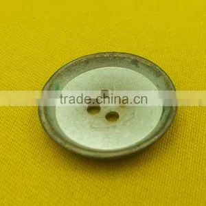 4 Holes Metal Button in Brass Silver Color --- MS1412 thumbnail-5