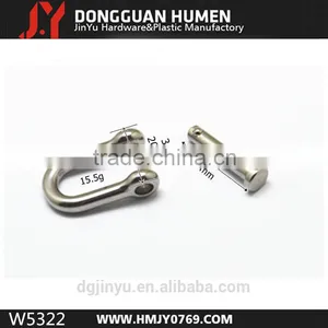 Stainless Steel U Shackle , Adjustable Straight Shackle thumbnail-5
