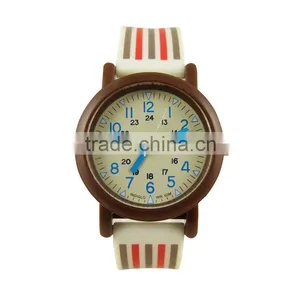 Current New Design Silicone Band Watches Stainless Steel Case Japan Movt Watch Made in China Factory thumbnail-4