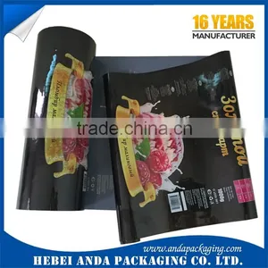 BPA Free Opaque Plastic Popsicle Packaging Film in Roll/Custom Design Flexible Ice Popsicle Packaging Roll Film thumbnail-1