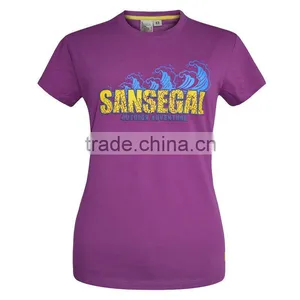 High Quality Cotton Plain T-shirts , Wholesale T-shirts Women thumbnail-4