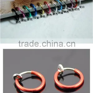 Color Invisible Ear Clip Huggie No Pierced Clip-on Earrings Nose Rings Navel Ring thumbnail-4