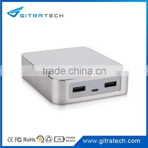 Promotional Aluminum LED Light Box Power Bank 6000mAh thumbnail-5