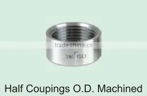 Investment Casting Carbon/stainless Steel Pipe Fittings Couping Machined thumbnail-1