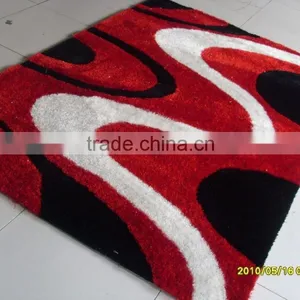 Silk Modern Flower Polyester Carpet Bed Mat thumbnail-2