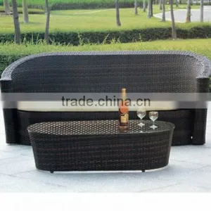 Rattan Wicker Outdoor Garden 3 Seater Sofa Set thumbnail-4