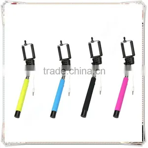 TMO-0201 Factory Price Wired Monopod , Cable Take Pole Selfie Stick thumbnail-1
