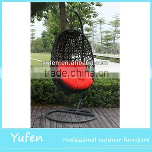 All Weather Outdoor Rattan Hanging Chair Cheap thumbnail-1