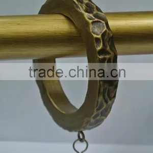 Modern Curtain Rod Rings With Clips For 1", 1-1/4" and 1-1/2" Curtain Rods, Modern Window Treatments thumbnail-6