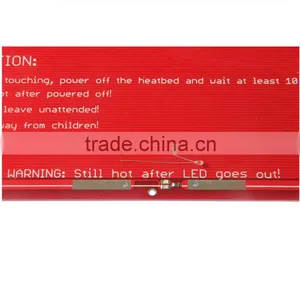DIY I3 3D Printer PCB Hot Bed Mk2b 12/24 Dual Power Mk2a Dimensions 214 * 214 209MM Hole Spacing Heatbed for 3d Printer Machine thumbnail-2