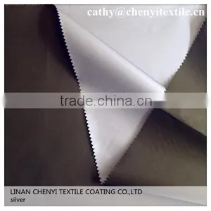 Hangzhou Supplier Textile Silver Coated Waterproof Fabric for Umbrella thumbnail-3