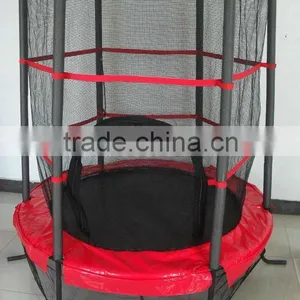 55Inch Mini Kids Trampoline With Safety Enclosure (HOT SALE) thumbnail-1