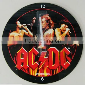 Glass Decorative Wall Round Wall Mounted Clock thumbnail-2