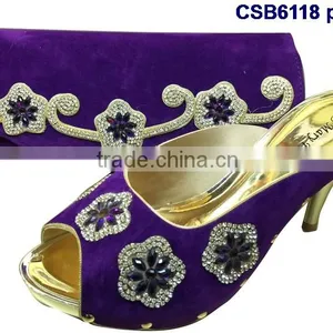 CSB6118 2016 The Latest Fashion Woman Italy Style High Heel Sandal Shoes With Fashionable Bags thumbnail-3