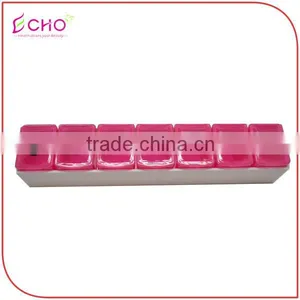 New 7-Day Plastic Pill Box Single Daily Tray thumbnail-2