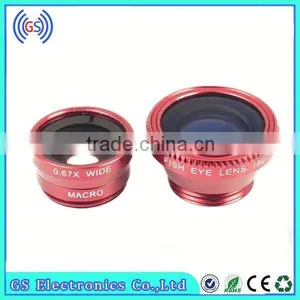 3 in 1 Universal Camera Lens,For Samsung Galaxy S4 Mini Fisheye Lens thumbnail-6