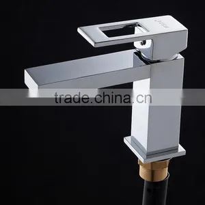 Brass Square Basin Mixer/high Grand Faucet thumbnail-1