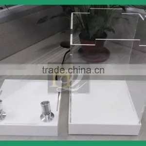 Fashionable Counter Top Knock Down Packing Acrylic Spotlight Box Acrylic Illuminated Light Box With Base thumbnail-2