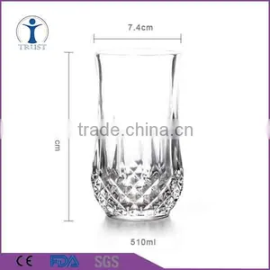 Machine Made Fashional Shape 330ml Whiskey Glass thumbnail-3
