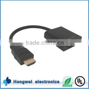 Full HD 1440P HDMl 1.4 to VGA Extension Adapter Video Converter for Home Theater thumbnail-1