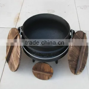 Cast Iron Black African Three Legged Potjie Pot thumbnail-6
