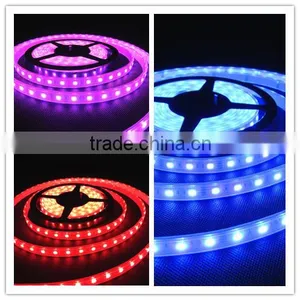CE/RoHs Waterproof RGB IP67 LED Light Strip 12W/M SMD 5050 Flexible Battery Powered LED Strip Light Wholesale thumbnail-2