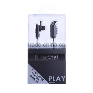 High Stereo Sports Wireless Black Bluetooth Earphone thumbnail-4