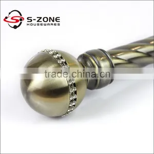 Decorative Roof 28mm Curtain Rod End Caps for Curtain Rod Set thumbnail-3