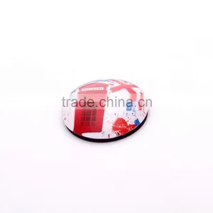 Best Selling Telephone Print Round Crystal Fridge Magnets for Wholesale thumbnail-1