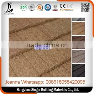 Aluminum Zinc Factory Direct Sell Colorful Building Construction Steel Material and Stone Coated Steel Roof Tile in Zhejiang Supplier's Choice thumbnail-3