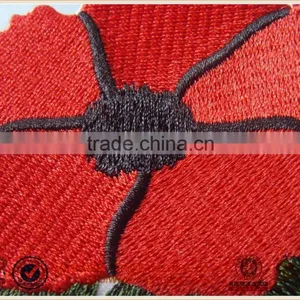 Beautiful Red Flower Emboridery Patch thumbnail-2