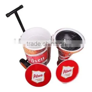 Latest Design Bottle Shaped Cooler and Bottle Shaped BBQ Grill Combo thumbnail-2