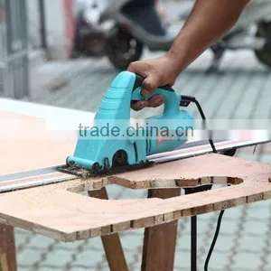 600W Powerful Portable Electric Hand Saw With 1m Track for Straight Line Cutting thumbnail-1