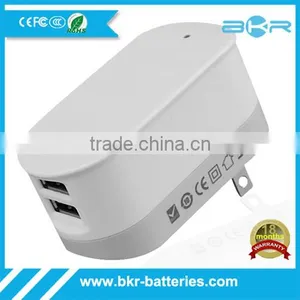 Custom Phone Charger With Dual Usb Charger 5V/2.4A/1A Output thumbnail-5
