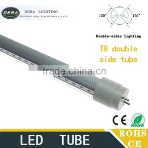 Energy Saving Double Side t8 8ft 2.4m Led Tube Light Fixture T8 Type 2400mm 45w Led Tube 2 Line thumbnail-4