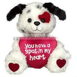 HI EN71 Valentine Fabric Stuffed Dogs thumbnail-1
