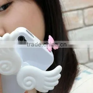 Silicone Dustproof 3D Angel Wings Headphone Dust Plug thumbnail-1