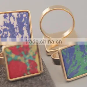 Cheap Colorful Alloy Rings With the Different Shape thumbnail-5