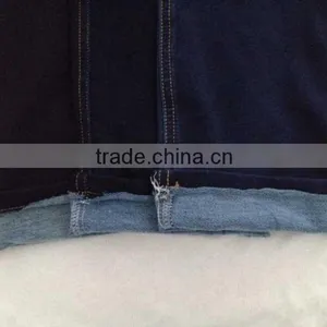 78%cotton 16%polyester 6%spandex 270gsm Indigo Knit Terry Fabric From Changzhou China thumbnail-3