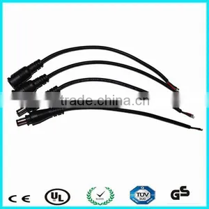 Male and Female Lock dc Connectors White Power Cable With Open End thumbnail-5