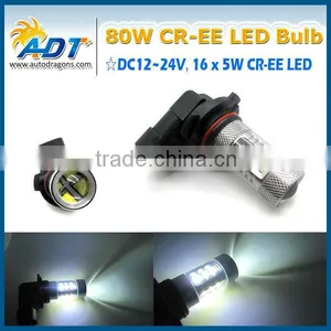 80W White DC 12-24V CR EE 9006 Car Led Light thumbnail-1