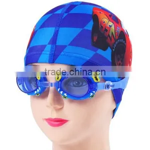 Cute Cartoon Kids Children Boys Girls Lycra Fabric Swimming Cap Bathing Cap thumbnail-3