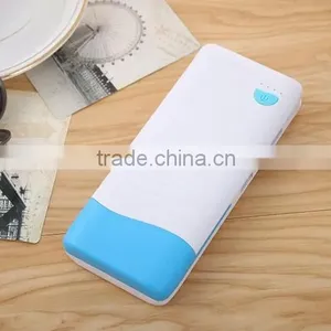 12000mAh FashionableTriple USB Out With Table Lamp Portable Power Bank thumbnail-2