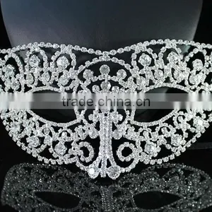Crystal Bulk Diy Party Mask Masquerade Masks Rhinestone Hot Selling thumbnail-1