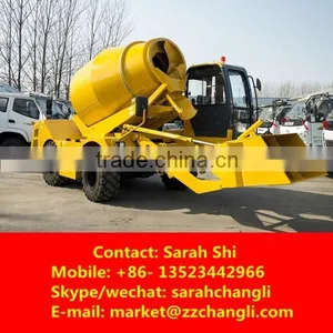 Cummins Diesel Engine 3m3 Self--loading Mobile Concrete Mixers for Sale thumbnail-1